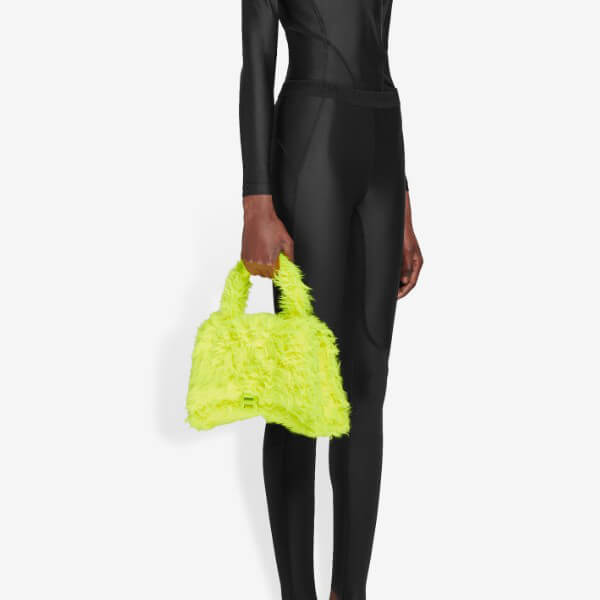 バレンシアガ FLUFFY HOURGLASS TOP HANDLE バッグ